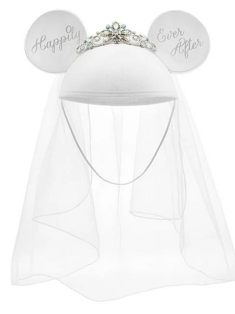 Disney Minnie Mouse Bride Happily Ever After Ear Hat